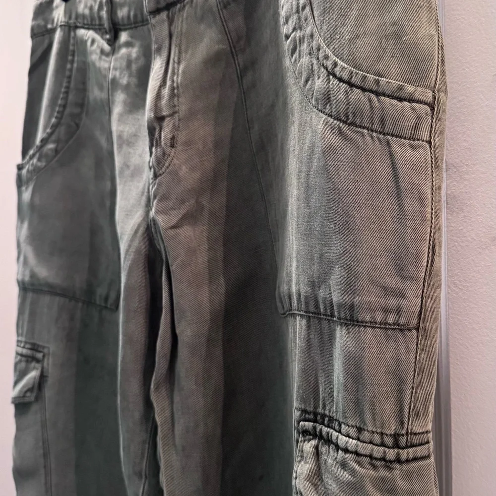 Sanctuary Cargo Wide Leg Standard Rise Utility Pants - Picture 6 of 9